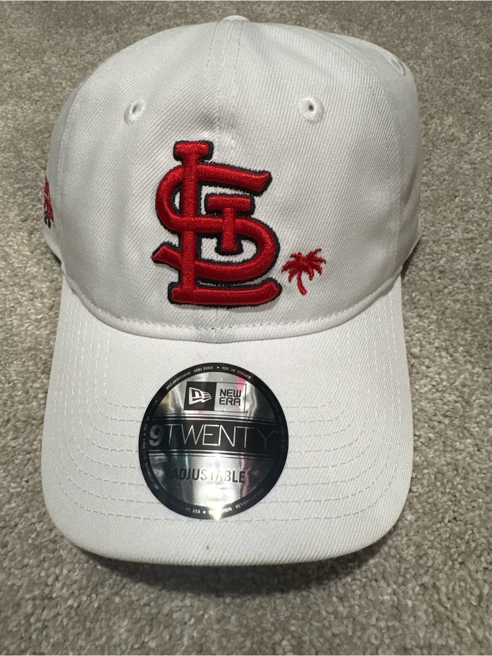 New Era Spring Training White Cap with Red St. Louis Cardinals Logo